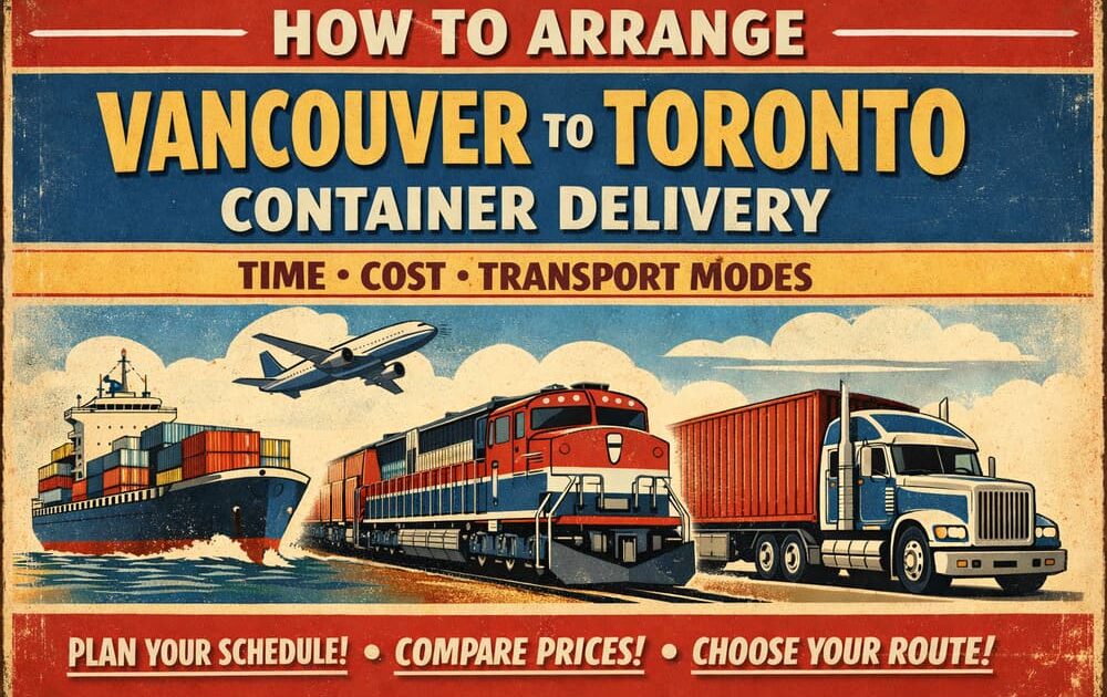 Vancouver To Toronto Container Delivery