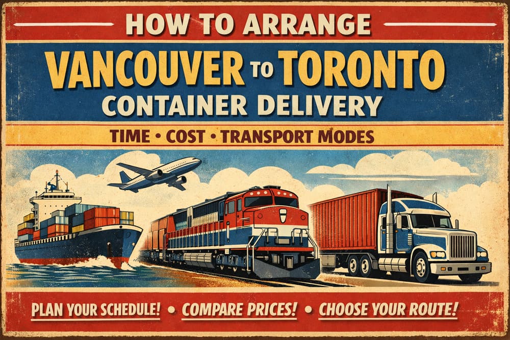 Vancouver To Toronto Container Delivery