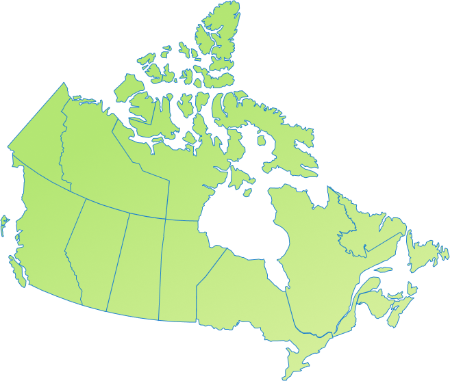 canada map