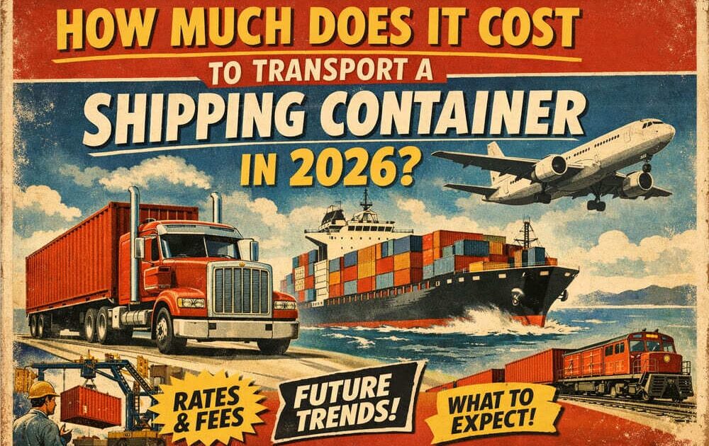 how much does it cost to transport a shipping container