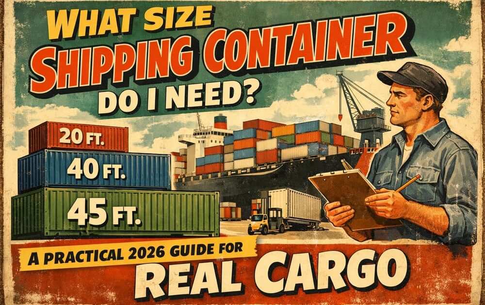 what size shipping container do i need