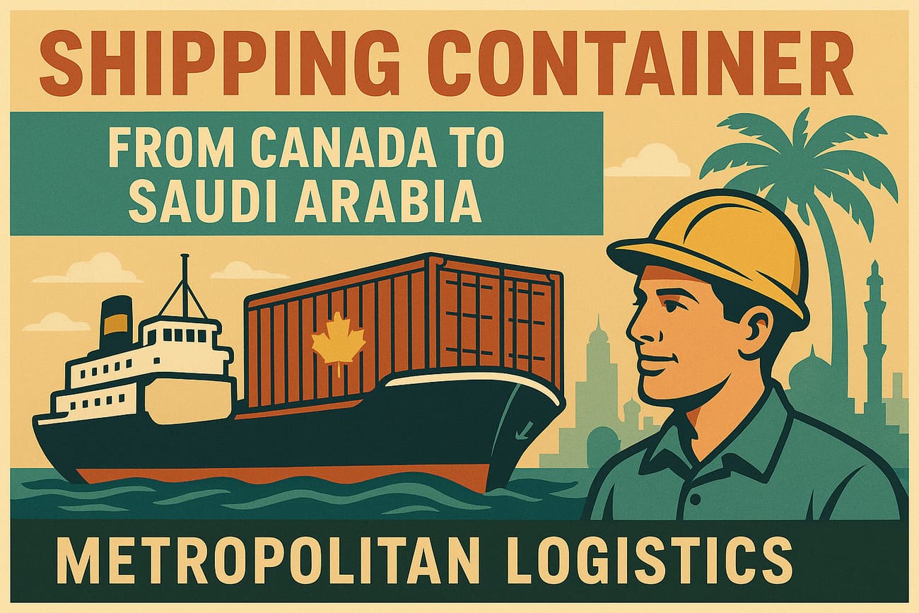 Shipping Container from Canada to Saudi Arabia