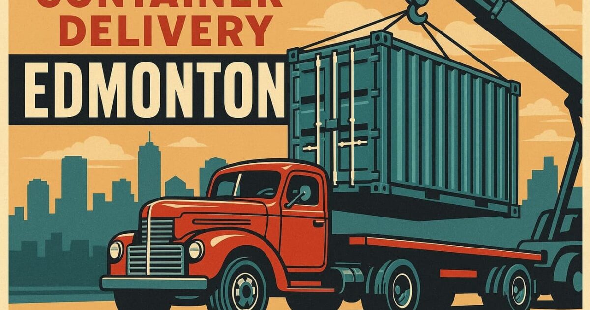 Container Delivery Edmonton – Expert Local & Regional Service