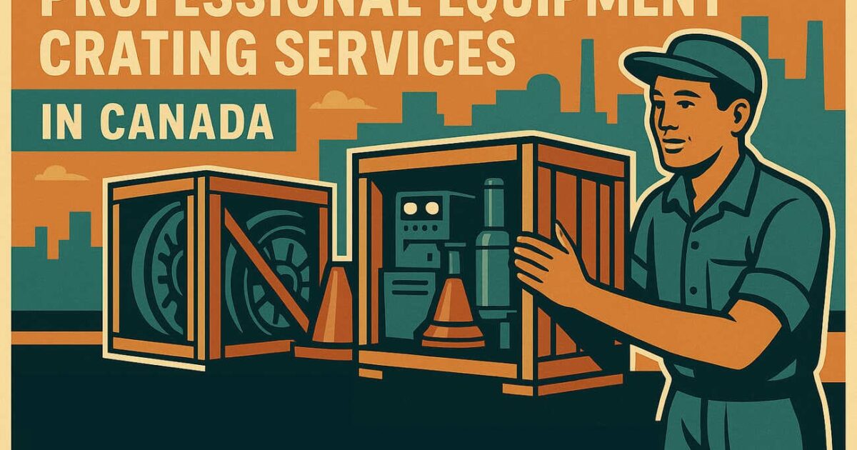 Professional Equipment Crating Services in Canada for Heavy, Industrial & Laboratory Shipments
