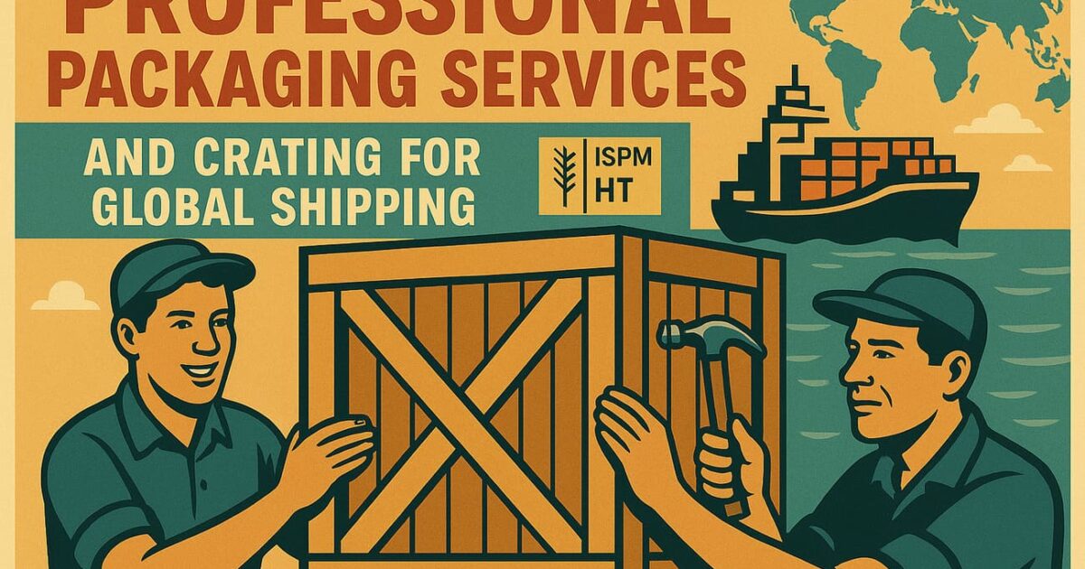 Professional ISPM 15 Packaging Services and Crating for Global Shipping