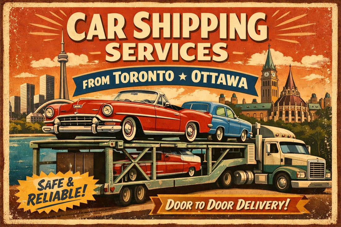 Car Shipping Services from Toronto to Ottawa