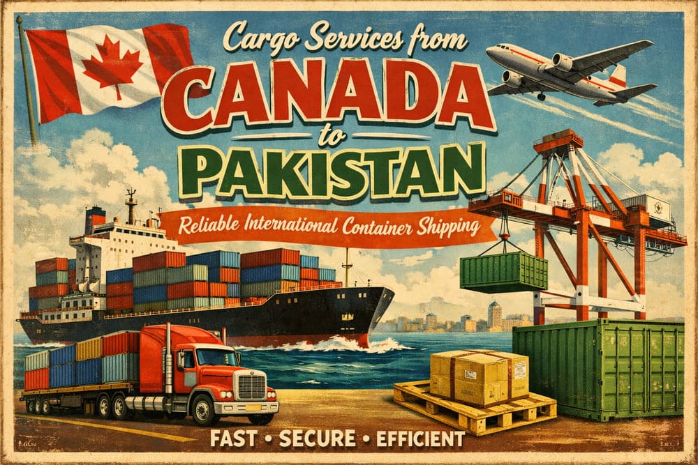 Cargo Services from Canada to Pakistan