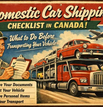 Domestic Car Shipping Checklist in Canada