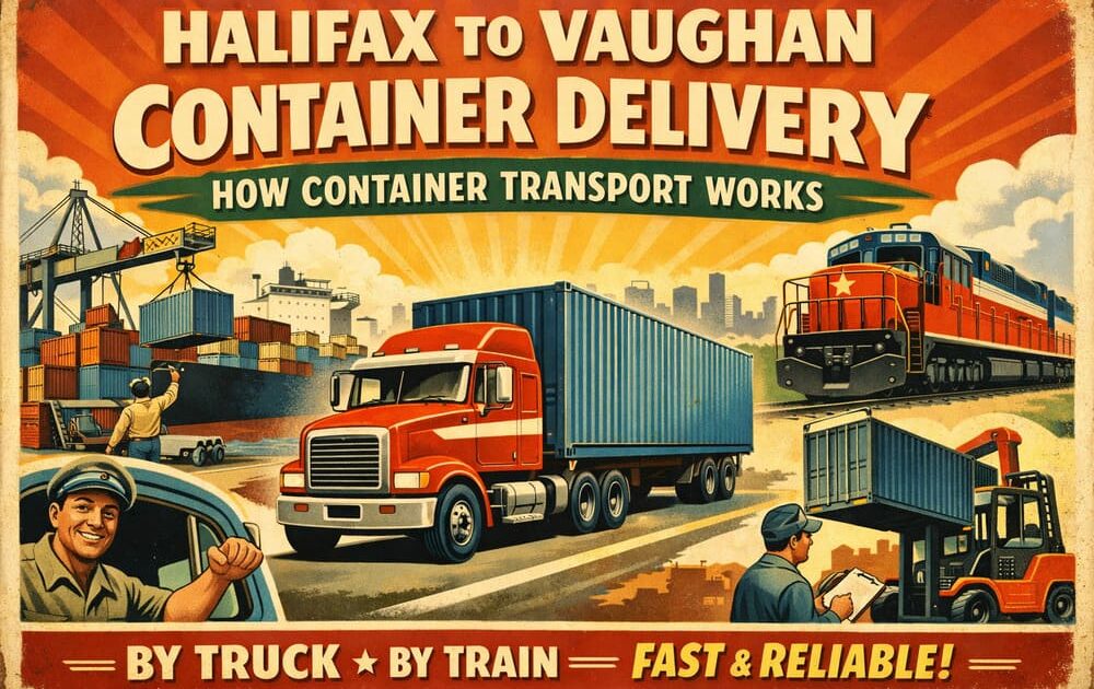 Halifax to Vaughan Container Delivery: How Container Transport Works