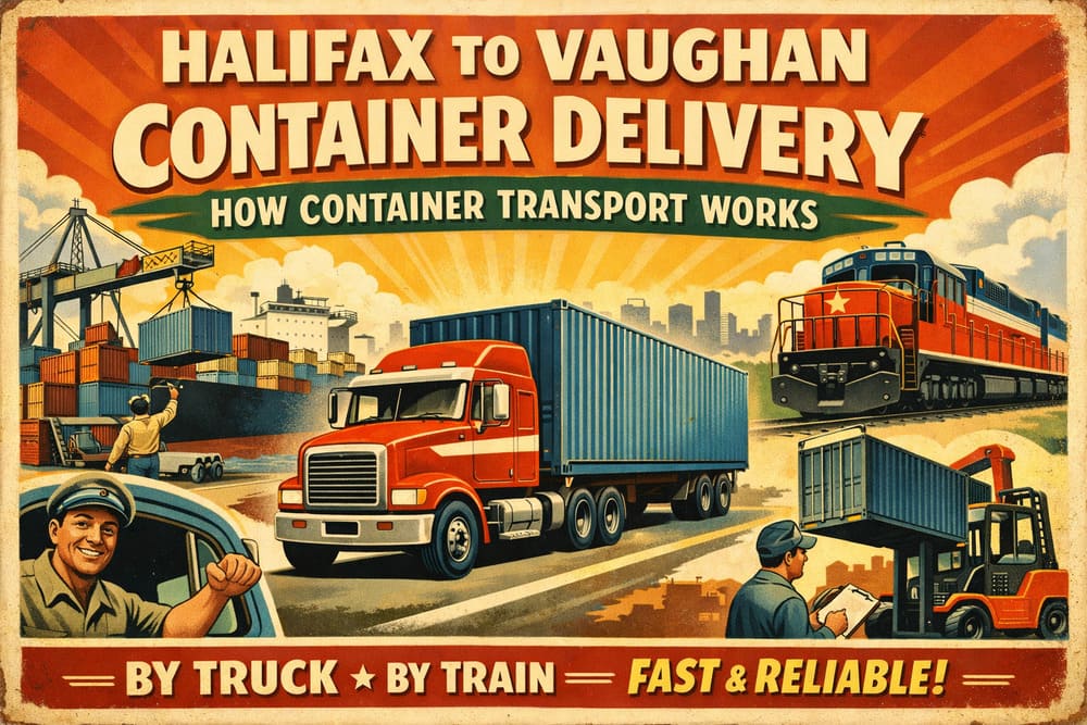 Halifax to Vaughan Container Delivery: How Container Transport Works