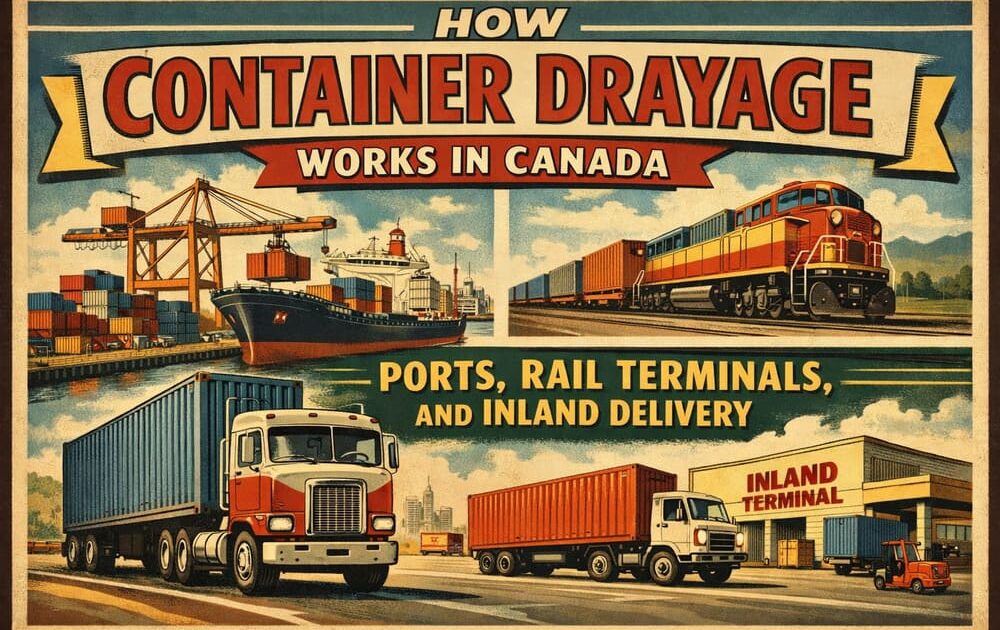 How Container Drayage Works in Canada