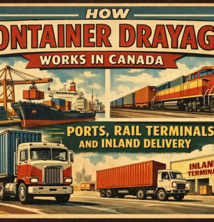 How Container Drayage Works in Canada