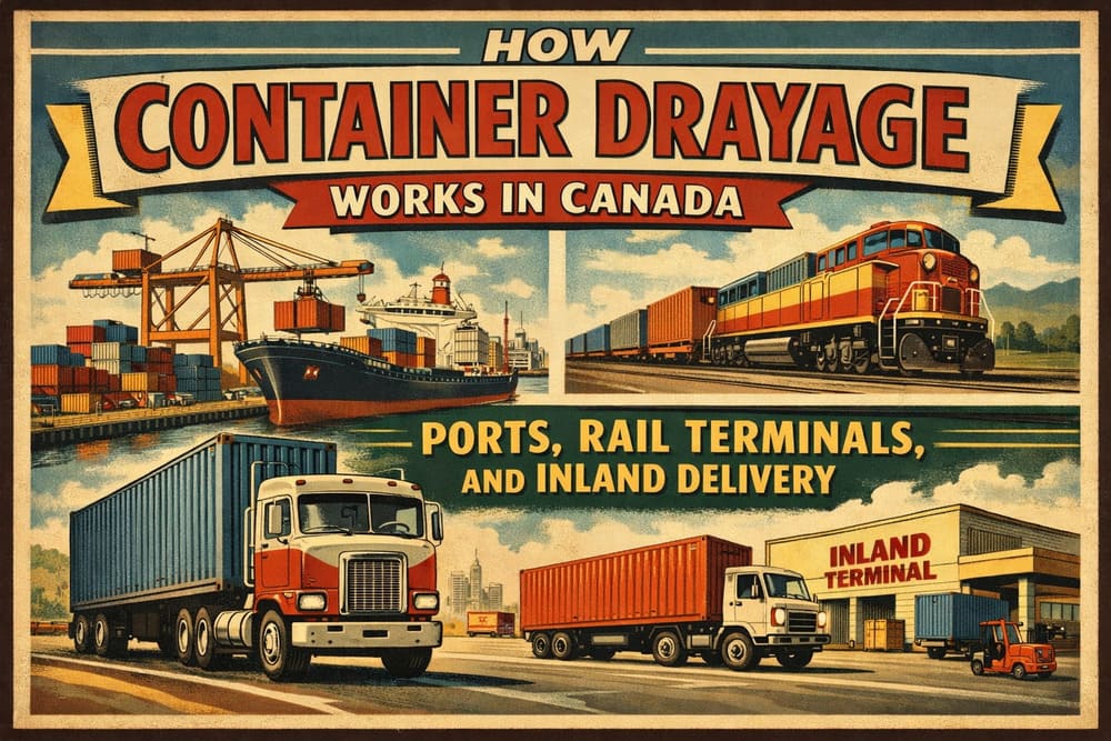 How Container Drayage Works in Canada