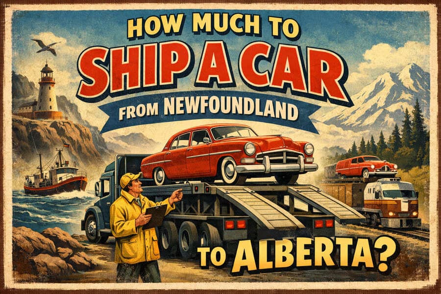 How Much to Ship a Car from Newfoundland to Alberta
