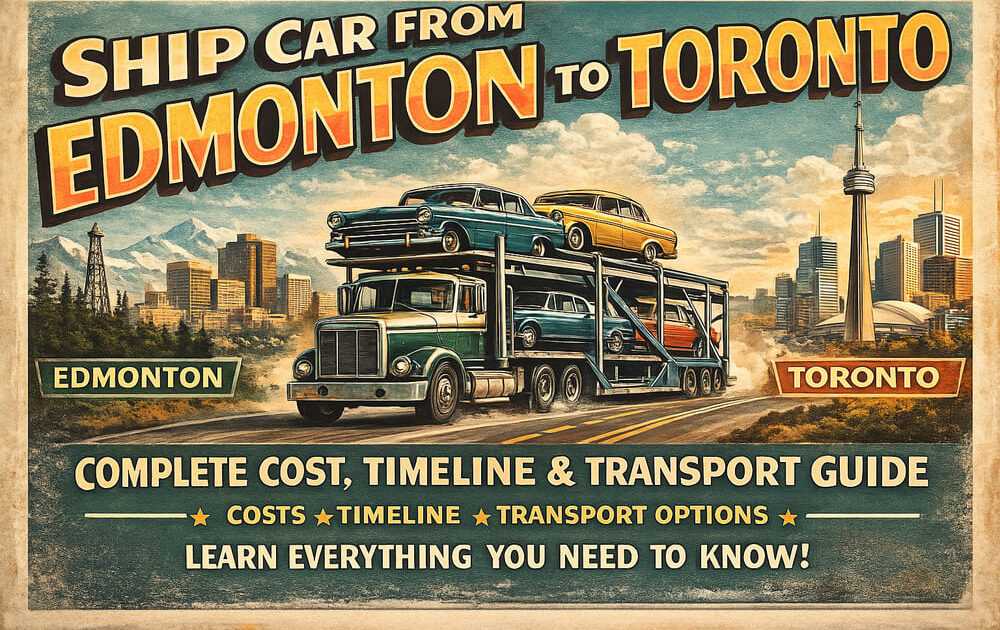Ship Car From Edmonton to Toronto