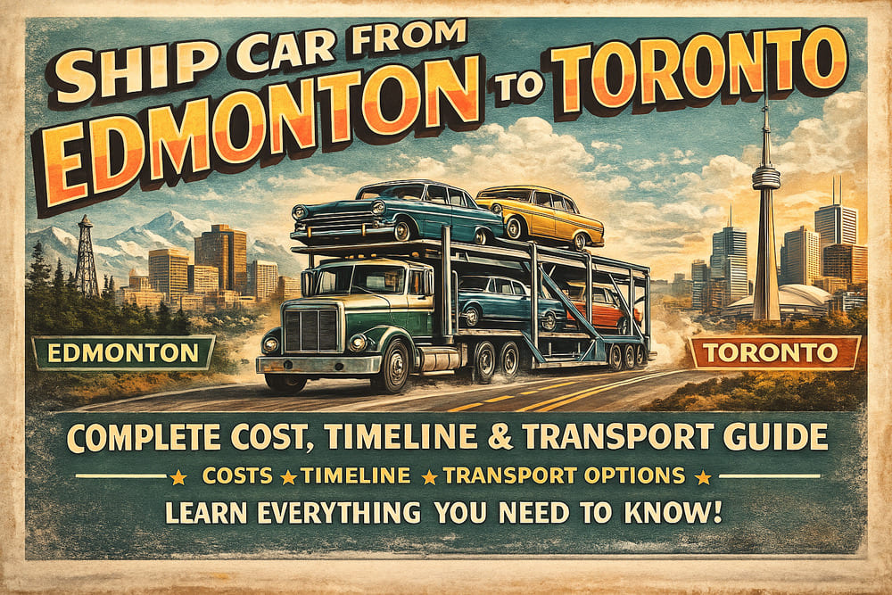 Ship Car From Edmonton to Toronto