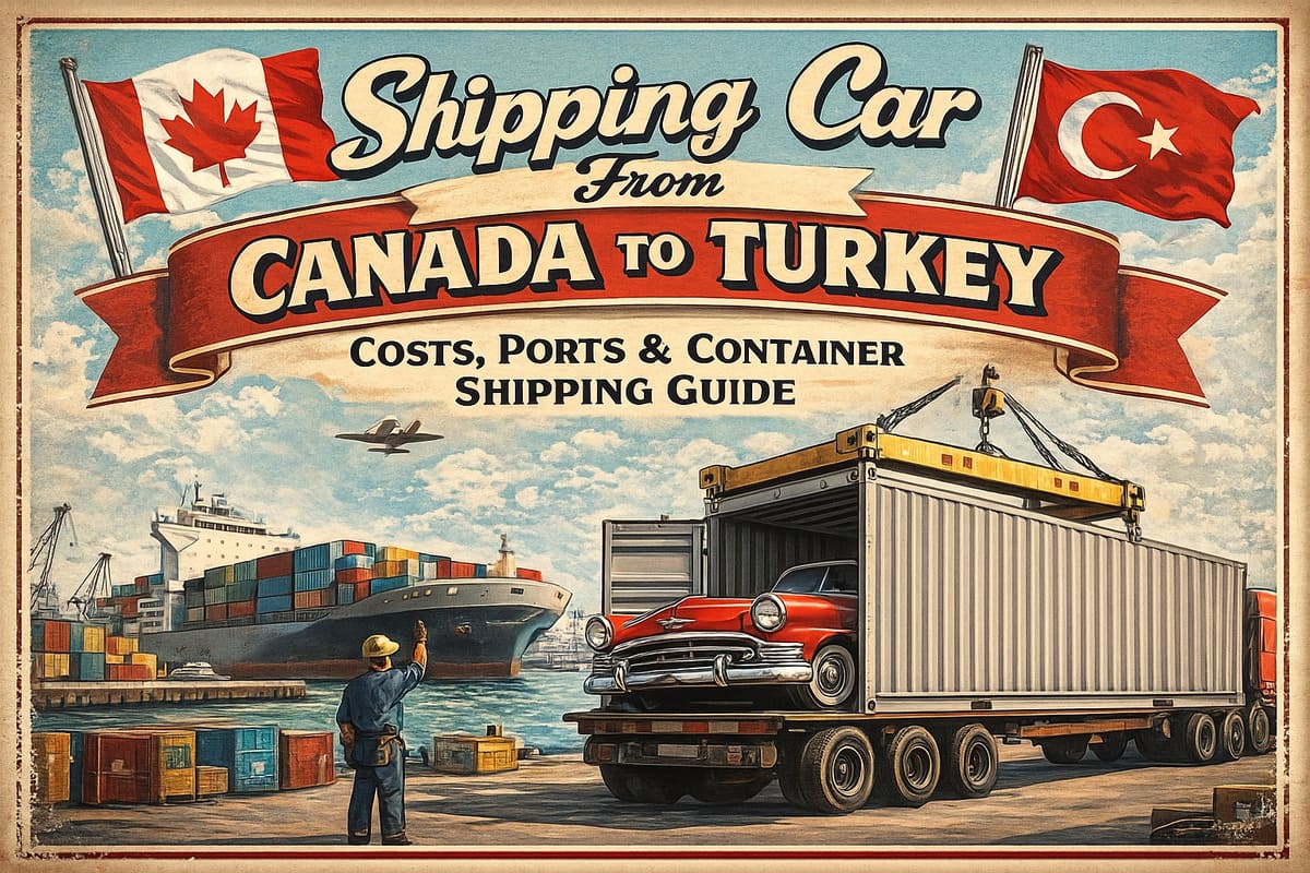 Shipping Car From Canada to Turkey