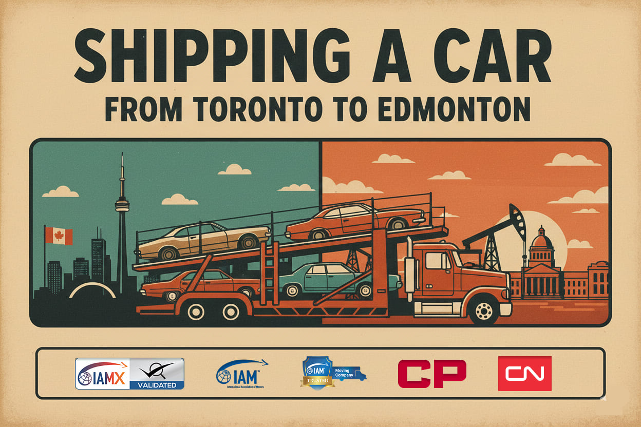 Shipping Car From Toronto to Edmonton: Complete Cost, Timeline & Transport Guide