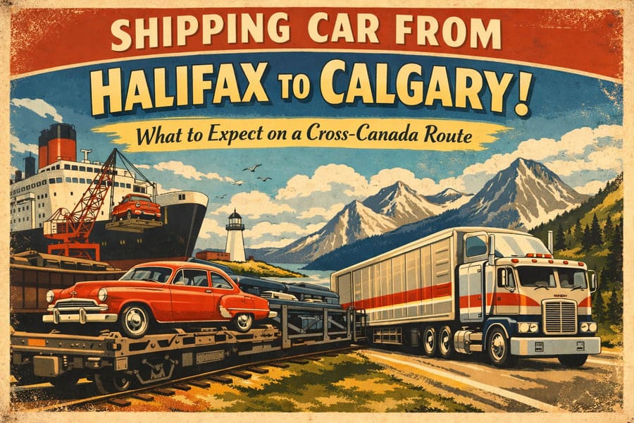Shipping Car from Halifax to Calgary: What to Expect on a Cross-Canada Route