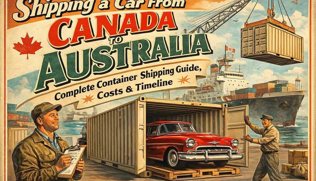 Shipping a Car From Canada to Australia
