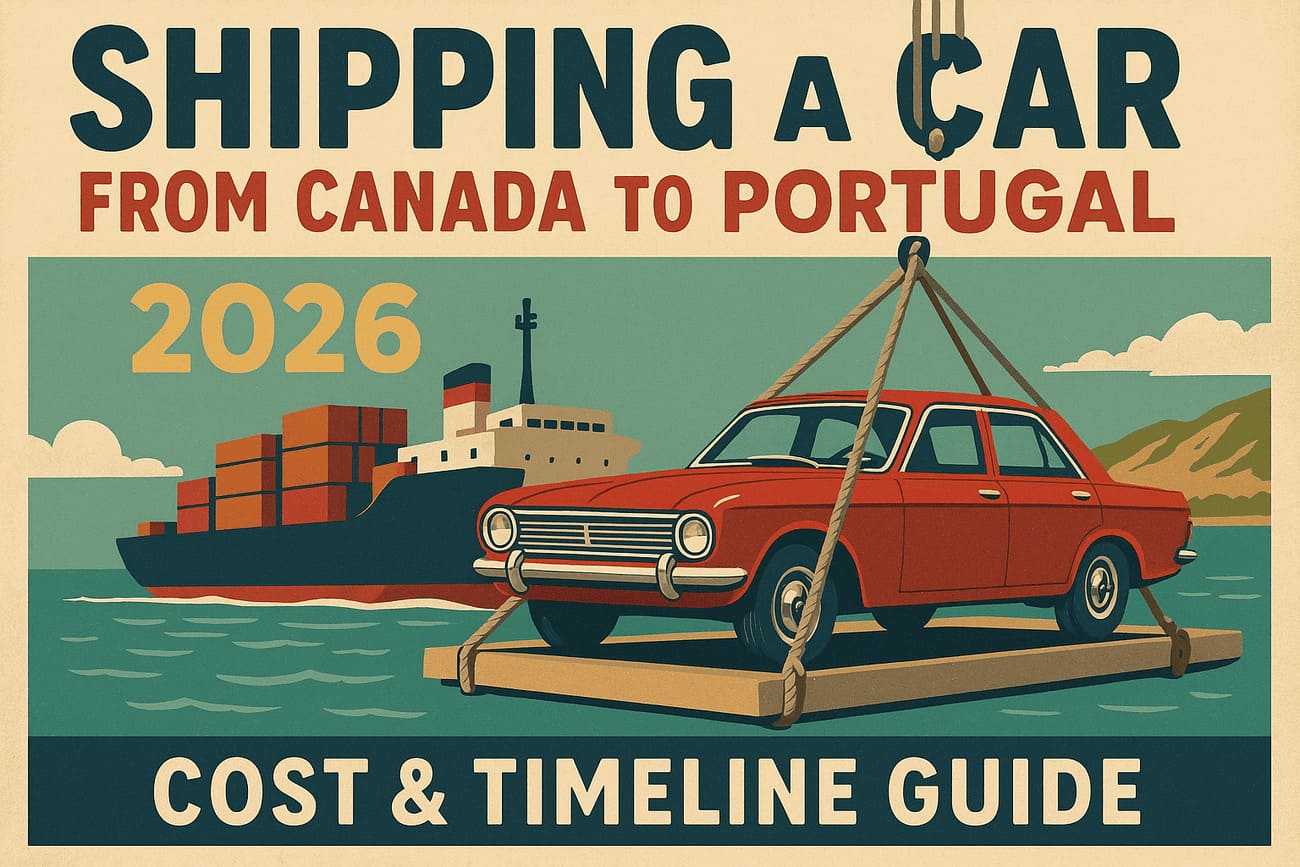 Shipping a Car from Canada to Portugal - 2026 Cost & Timeline Guide