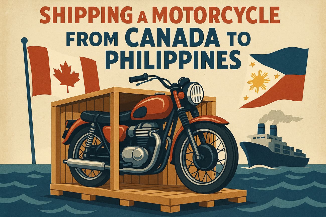 Shipping a Motorcycle From Canada to the Philippines