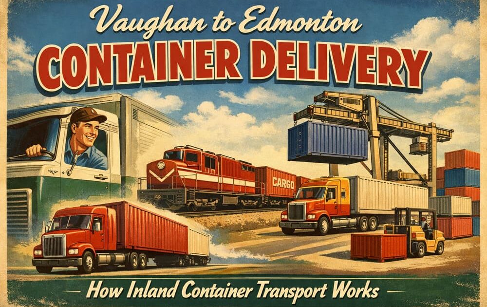 Vaughan to Edmonton Container Delivery