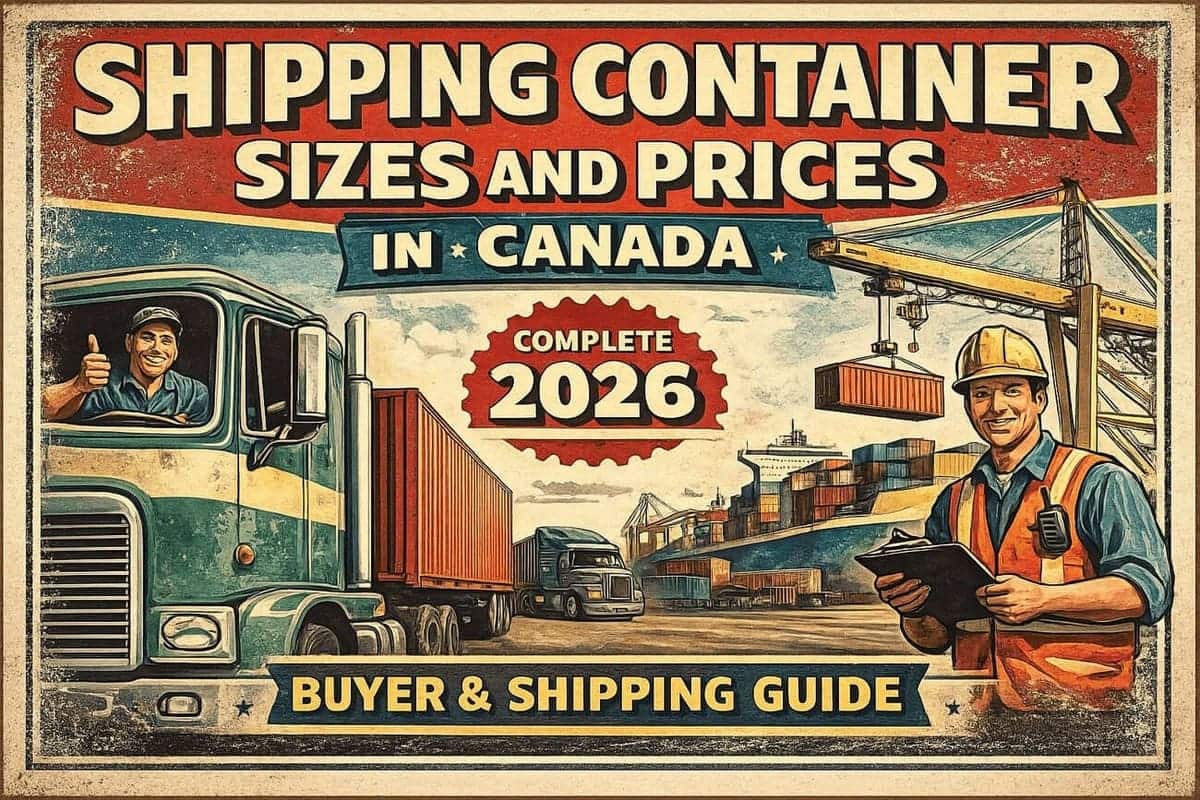 shipping container sizes and prices canada
