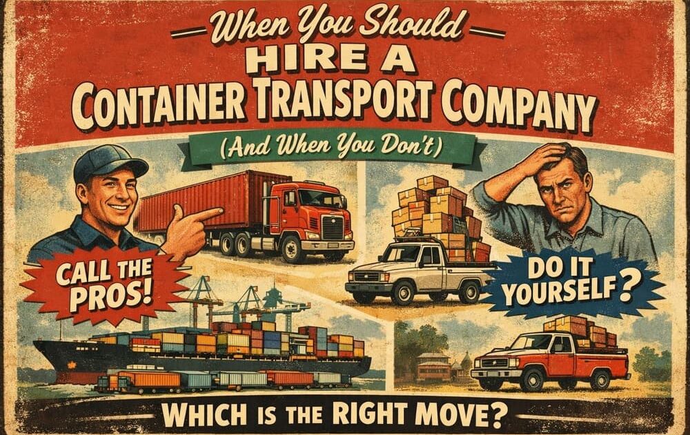 when to hire a container transport company
