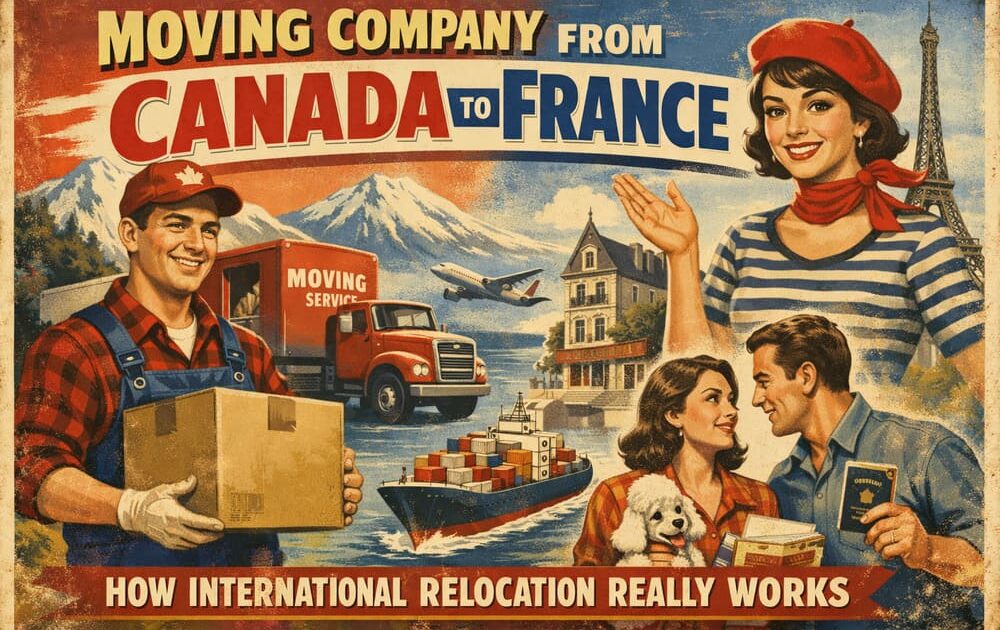 Moving Company from Canada to France: How International Relocation Really Works