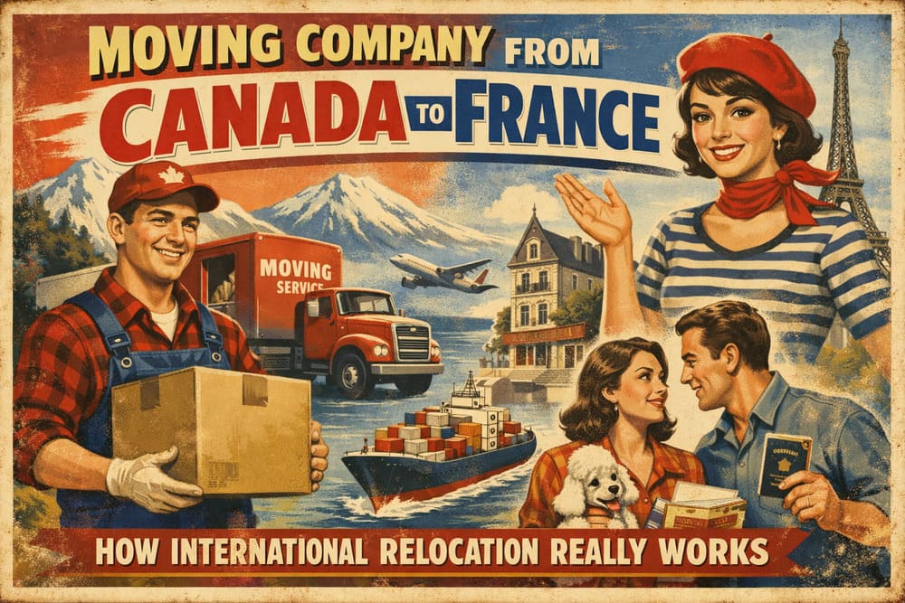 Moving Company from Canada to France: How International Relocation Really Works