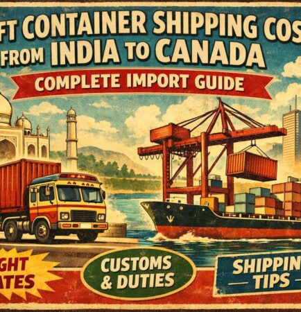 40 ft container shipping cost from India to Canada