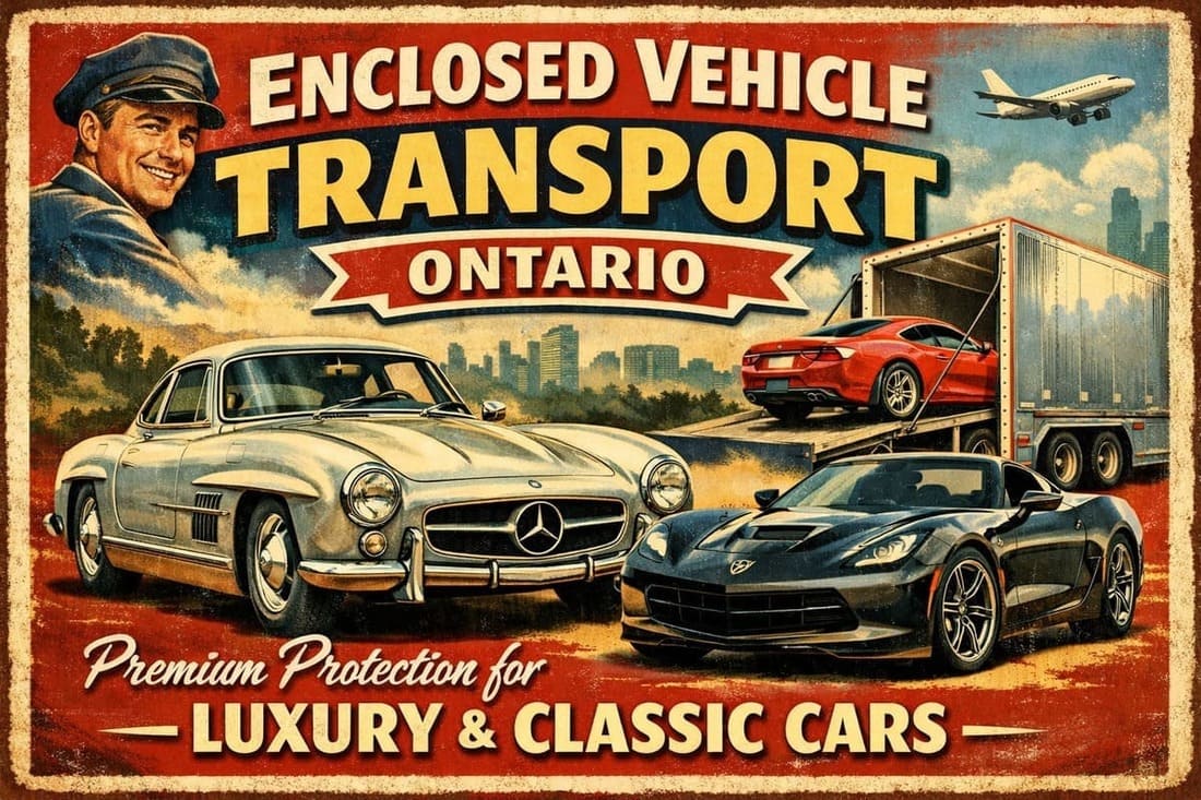 Enclosed Vehicle Transport Ontario