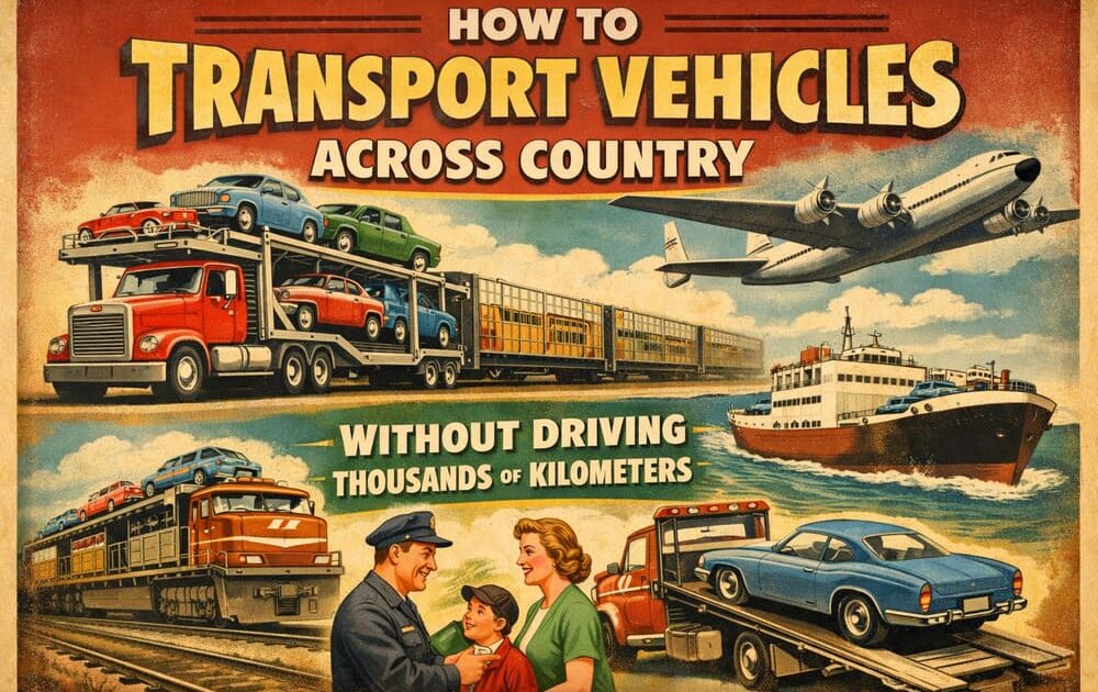 How to Transport Vehicles Across Country Without Driving Thousands of Kilometers
