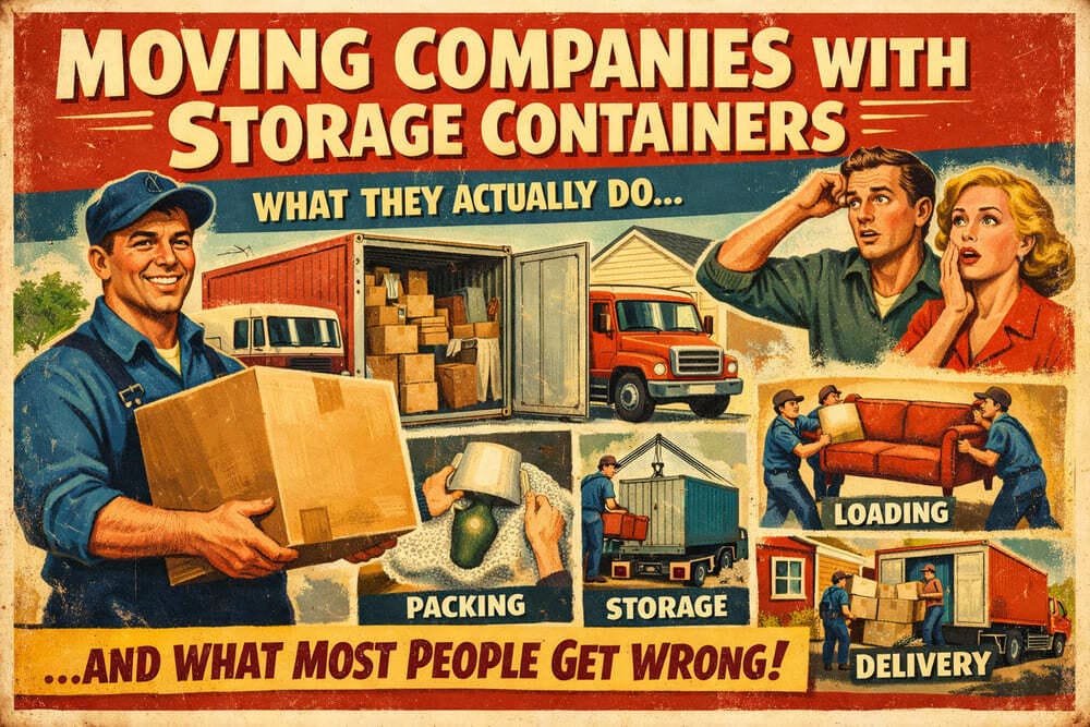 Moving Companies With Storage Containers - What They Actually Do (And What Most People Get Wrong)