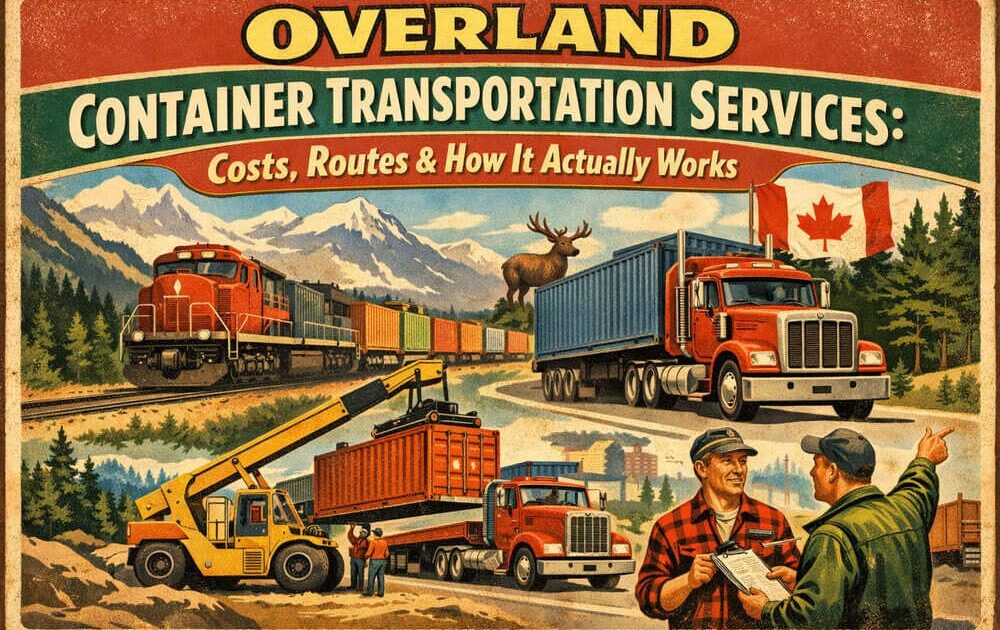Overland Container Transportation Services: Costs, Routes & How It Actually Works