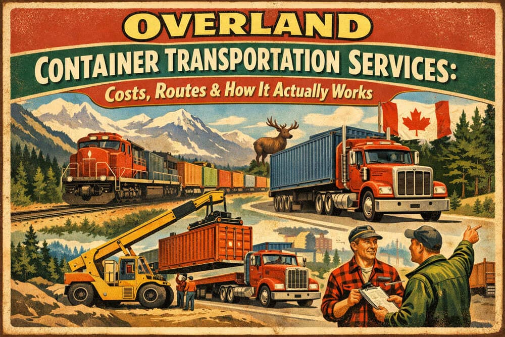 Overland Container Transportation Services: Costs, Routes & How It Actually Works