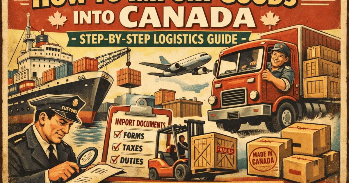 how to import goods into Canada
