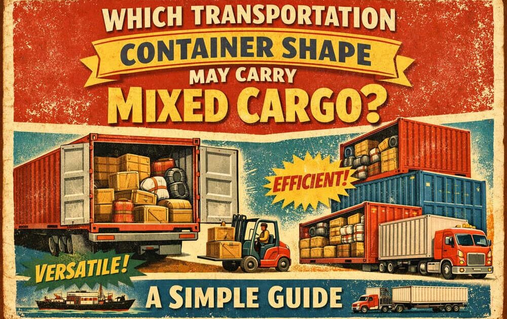 which transportation container shape may carry mixed cargo