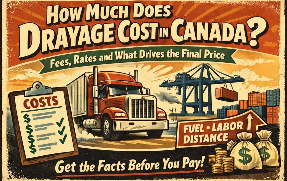 drayage cost Canada