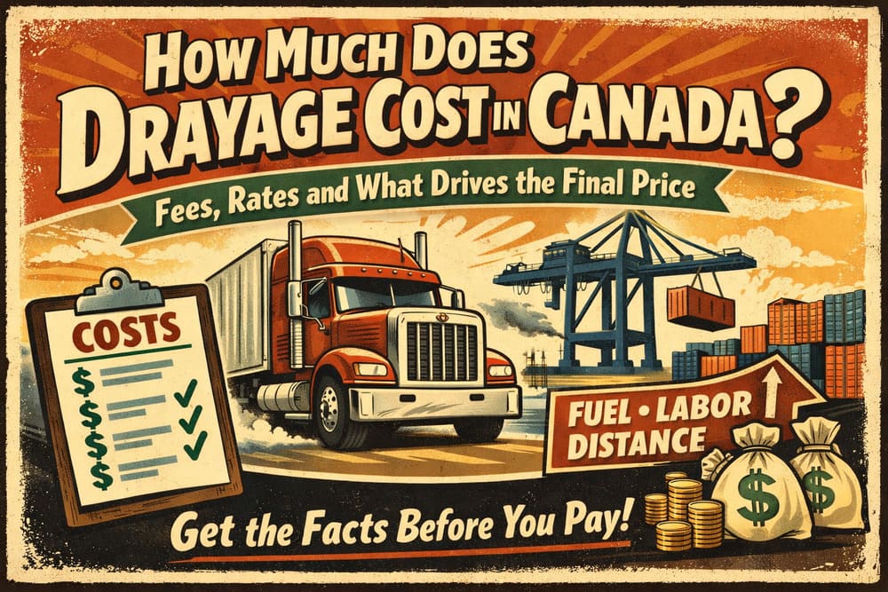 drayage cost Canada