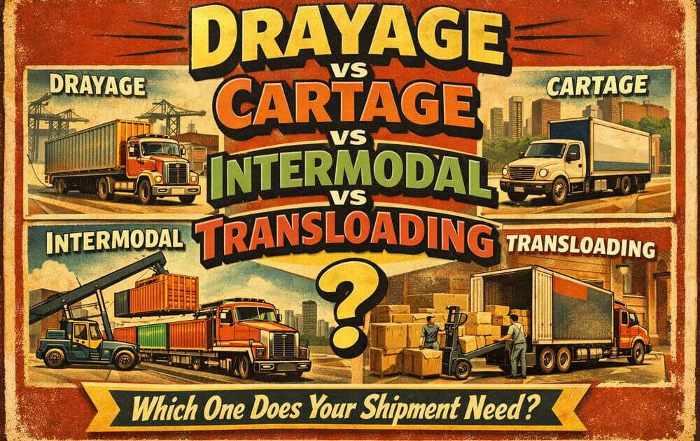 drayage vs cartage