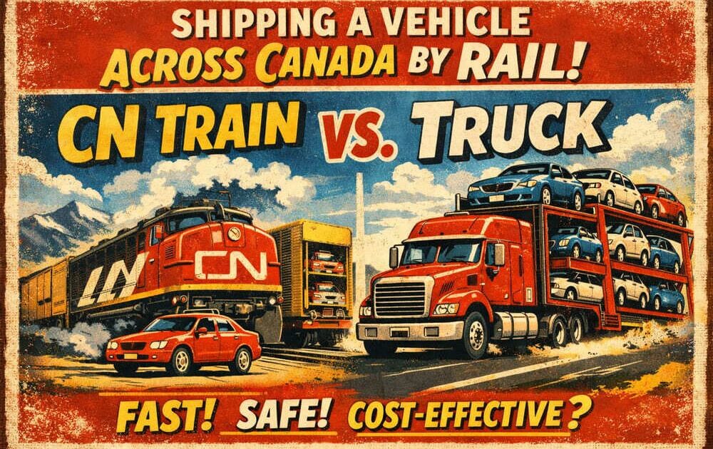 enclosed vs open vehicle shipping Canada