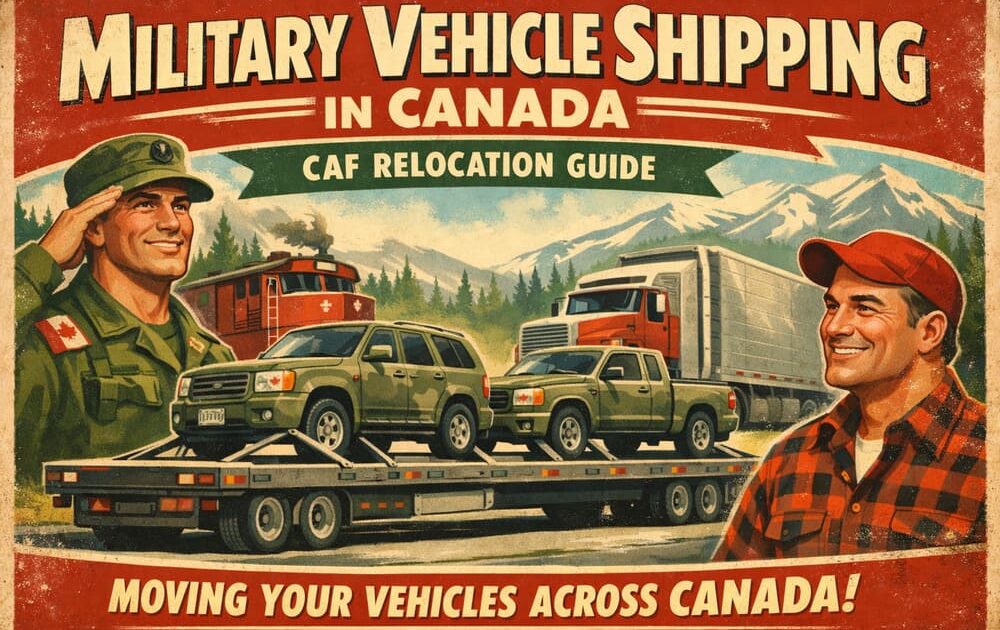 military vehicle shipping Canada