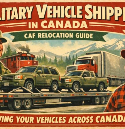 military vehicle shipping Canada