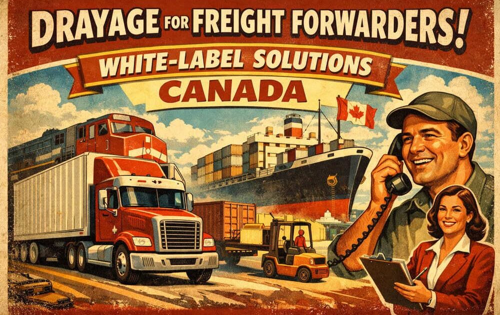 Drayage for Freight Forwarders: White-Label Solutions Canada