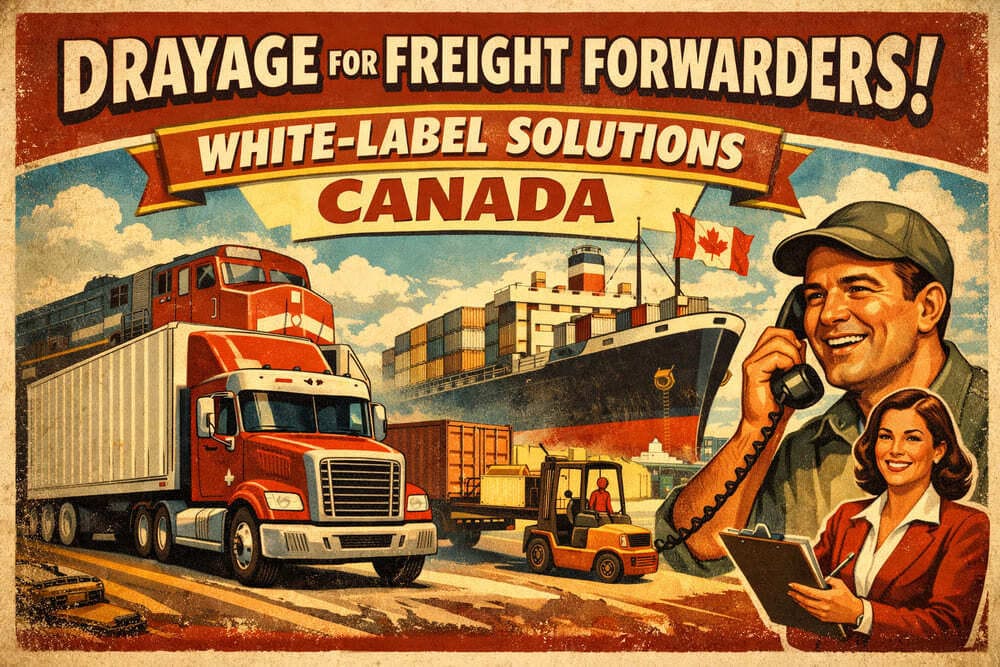 Drayage for Freight Forwarders: White-Label Solutions Canada