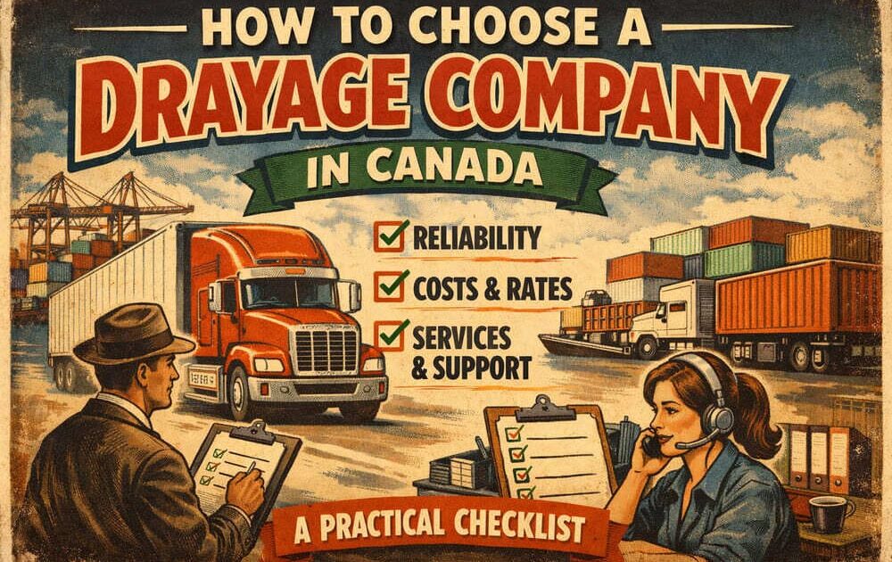 How to Choose a Drayage Company in Canada: Checklist