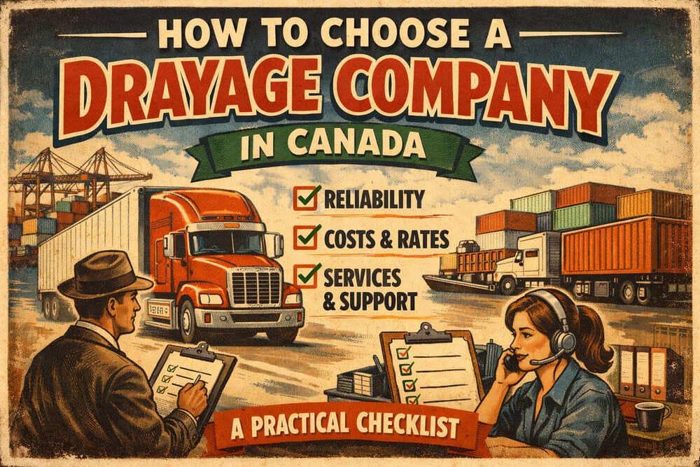 How to Choose a Drayage Company in Canada: Checklist