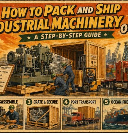 How to Pack and Ship Industrial Machinery Overseas: A Step-by-Step Guide